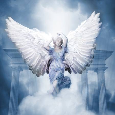 dangus, debesys, sparnai, moteris, dangus Eti Swinford - Dreamstime
