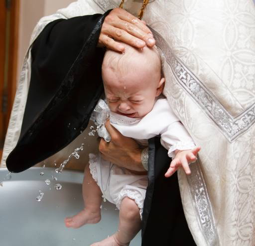 kūdikiams, kunigas, tėvas, šauksmas, verksmas, vanduo Irina Lyulko (Ajni)