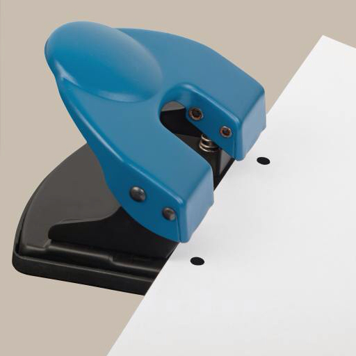 mėlyna, įrankis, biuro, objektas, popierius, skylė, juoda Burnel1