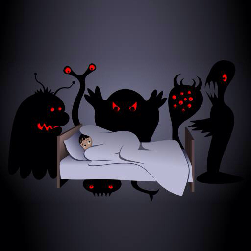 Helovynas, lova, monstras, pabaisos, naktis, baugu Aidarseineshev