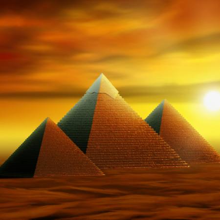 Egiptas, pastatai, smėlis Andreus - Dreamstime