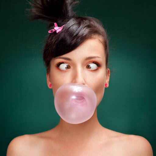 balioną, moteris, žmogus, guma, burbulas, mergina Dreamerve