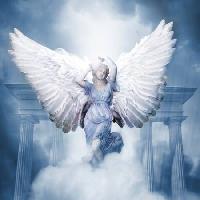 Pixwords Vaizdas su dangus, debesys, sparnai, moteris, dangus Eti Swinford - Dreamstime