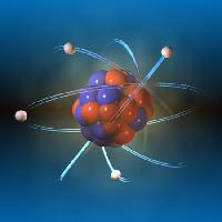 atomas, protonų, objektas, pasukti, apvalios Andreus - Dreamstime