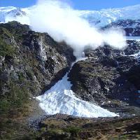 Gamta, sniegas, rūkas, kalnas, kalnai, valey Bb226 - Dreamstime
