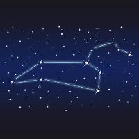 Pixwords Vaizdas su žvaigždės, dangus, gamta, naktis, linijos Eva Gründemann - Dreamstime
