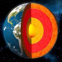 Pixwords Vaizdas su žemė, sluoksniai, priežiūra, Terra, geltona, oranžinė, raudona Andreus - Dreamstime