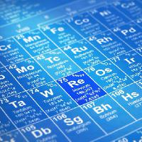 Pixwords Vaizdas su lentelė, Periodinė elementų lentelė, periodiniais elementai, mėlyna Anna Penigina (Outline205)