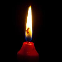 Pixwords Vaizdas su gaisro, žvakė, tamsiai Ginasanders - Dreamstime