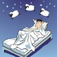 Pixwords Vaizdas su miego, avių, žvaigždės, lova, vyras Norbert Buchholz - Dreamstime