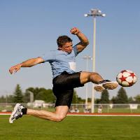 futbolas, sportas, kamuolys, vyras, žaidėjas Stephen Mcsweeny - Dreamstime