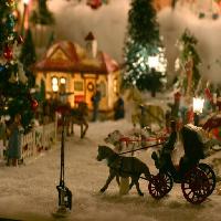 Pixwords Vaizdas su arklys, žmogus, kaimas, vežimą, namas, žiema Katrina Brown (Tobkatrina)
