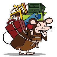 Pixwords Vaizdas su žiurkės, kelionės, nugaros, kėdė, portfelis, drabužinė, pelė, baldai John Takai - Dreamstime
