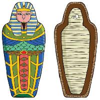 Mumija, negyvas, akys Dedmazay - Dreamstime