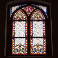 Pixwords Vaizdas su langų, dažai, dažymas, stiklo, bažnyčia Aliaksandr  Mazurkevich - Dreamstime