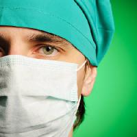 Pixwords Vaizdas su medikas, kaukė, žalia, žmogus, akių, kepurės, gydytojas Haveseen - Dreamstime