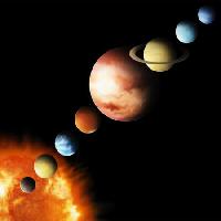 planetas, planeta, saulė, saulės Aaron Rutten - Dreamstime