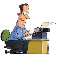 Pixwords Vaizdas su vyras, biuro, rašymo, rašytojas, popierius, kėdė, stalas Dedmazay - Dreamstime